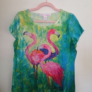 Leoma Lovegrove Art On Blouse Size L